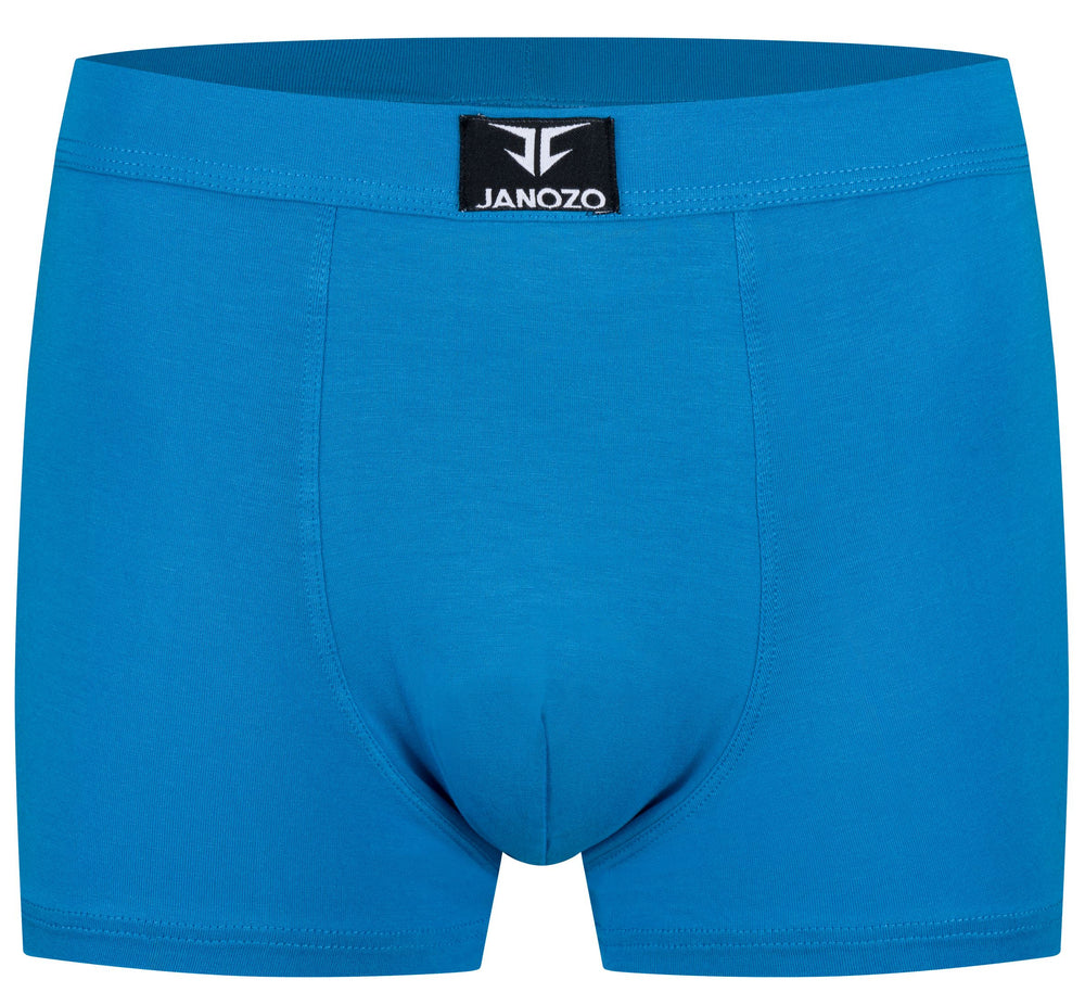 12er-Pack Herren Boxershorts aus Bambus – Seidig weiche Unterhosen – Blau