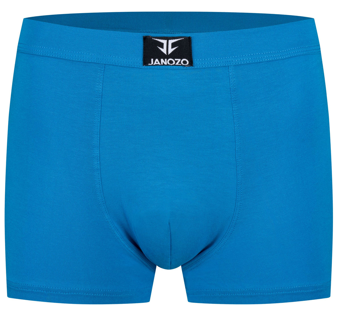 12er-Pack Herren Boxershorts aus Bambus – Seidig weiche Unterhosen – Blau
