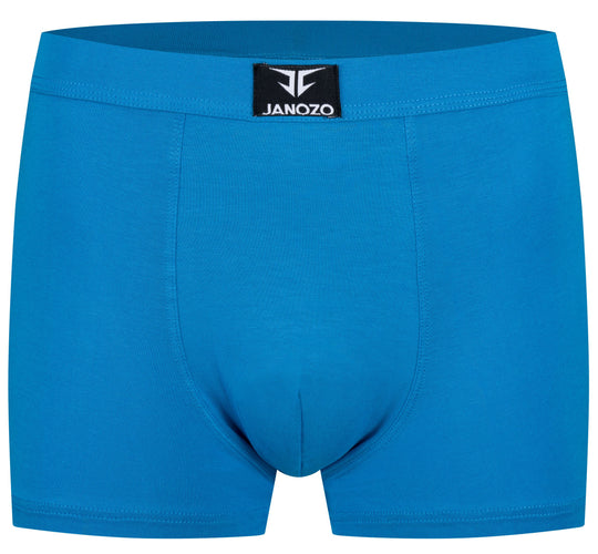 12er-Pack Herren Boxershorts aus Bambus – Seidig weiche Unterhosen – Blau