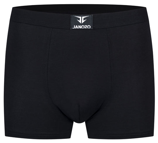 12er-Pack Herren Boxershorts aus Bambus – Seidig weiche Unterhosen – Schwarz