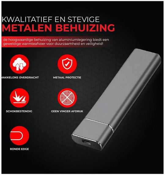 Mini Externe SSD schijf 2 TB - Draagbaar