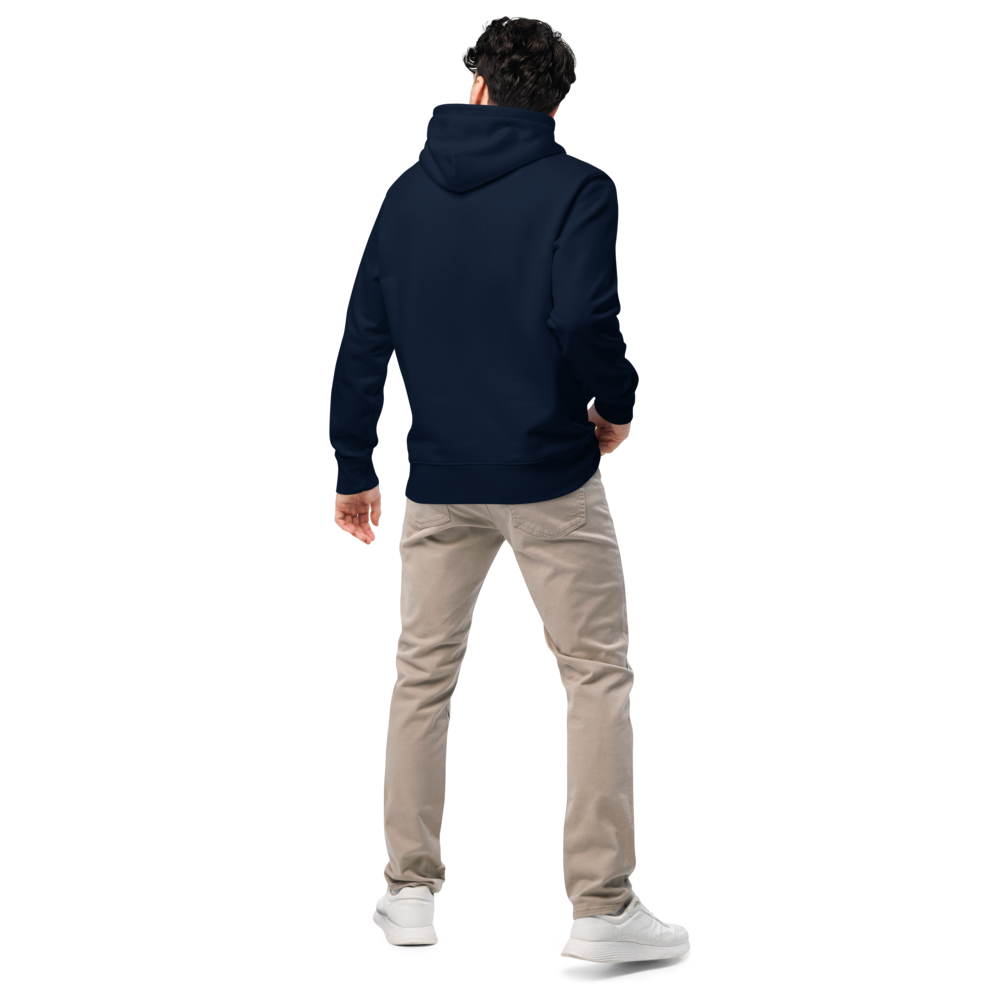Premium Organic Eco Hoodie Navy