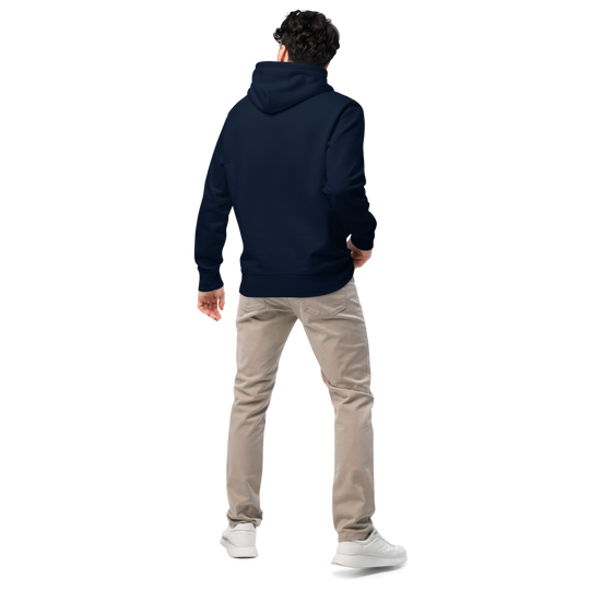 Premium Organic Eco Hoodie Navy