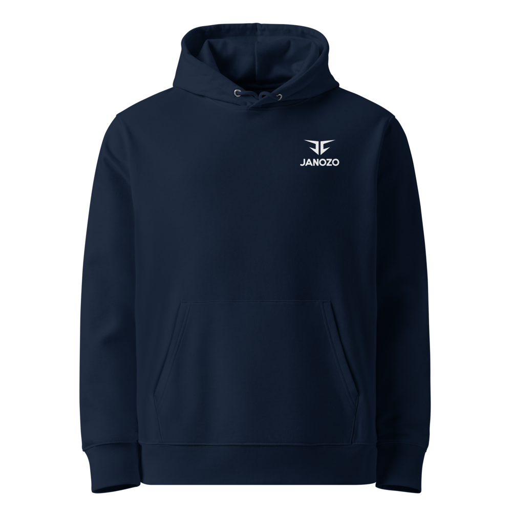 Sweat à capuche écologique bio de qualité supérieure bleu marine
